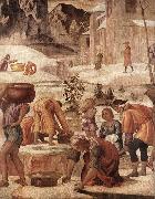 LUINI, Bernardino The Gathering of the Manna s Spain oil painting artist